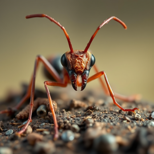 The Dead Ant with its Face Upwards