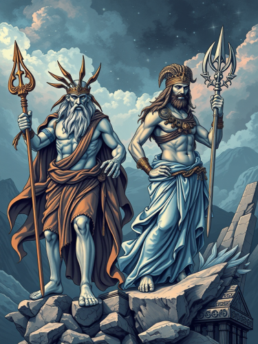 The Detailed Wallpapers of Individual Greek Gods