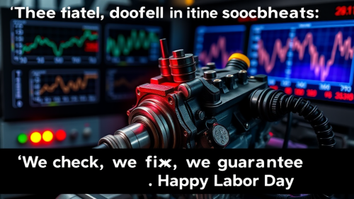 The Diagnostic Stand Checking Diesel Heart