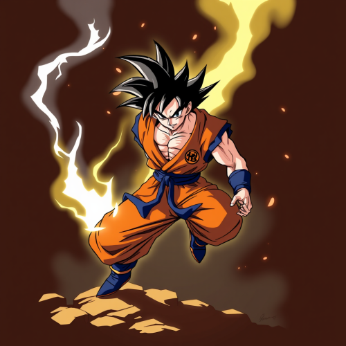The Dragon Ball Z Goku Character