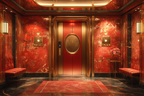 The Elegant Elevator with Infinite Reflections