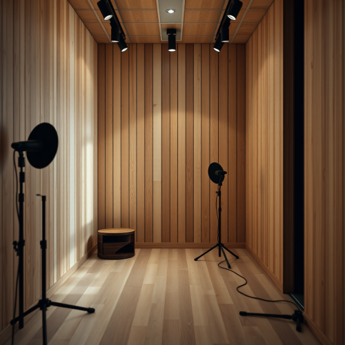 The Empty Modern Podcast Studio