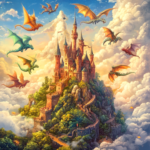 The Enchanted Castle and Eight Soaring Dragons