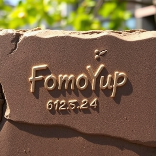 The FomoYup Inscription Displayed