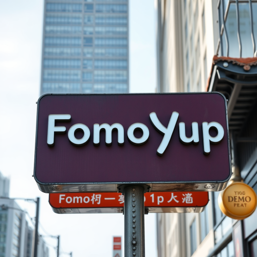 The FomoYup Signage across the City