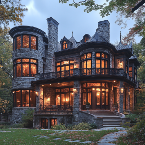 The Fusion of Gothic and Modern Mansion Architecture The Fusion of Gothic and Modern Mansion Architecture