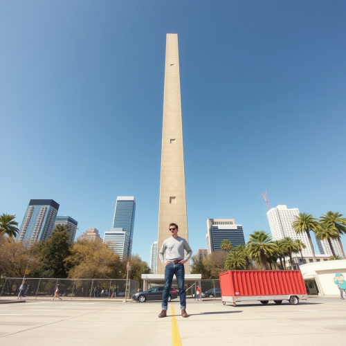 The Giant Man Standing 99 Feet Tall