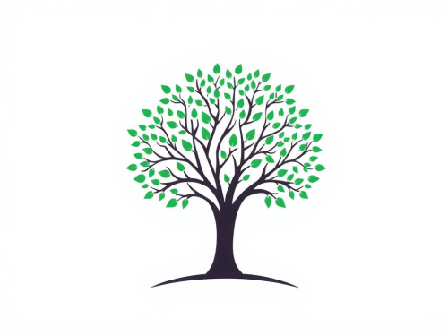 The Globe-Shaped Tree in a Clean Design