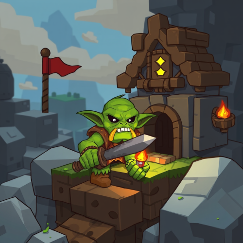 The Goblin Barracks in a Minecraft Fantasy