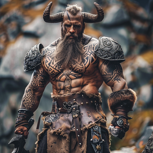 The Handsome Viking Warrior