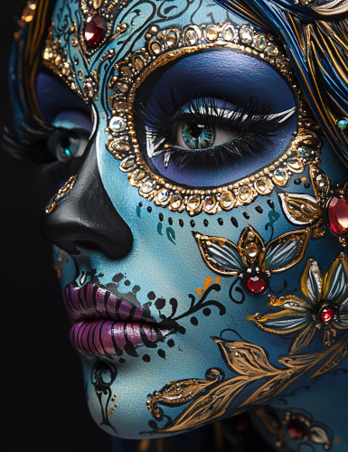 The Intricate Portrait of a Surreal Catrina