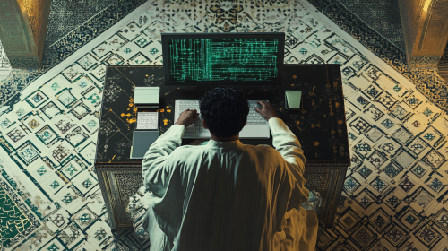 The Islamic scholar explores digital knowledge with AI