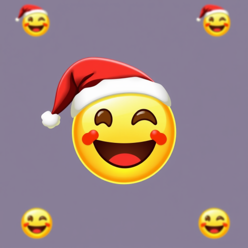 The Joyful Christmas Smiley Emojis
