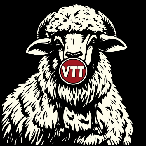 The Line Art Styled Bold Sheep Token