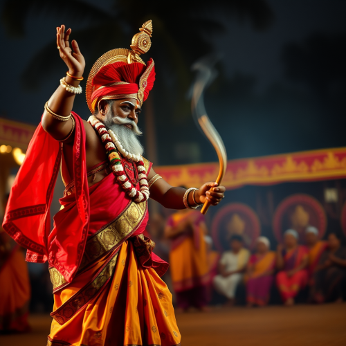 The Lord Kaliamma Performing a Dance