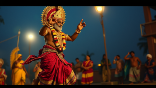 The Lord Kaliamma Performing a Dance