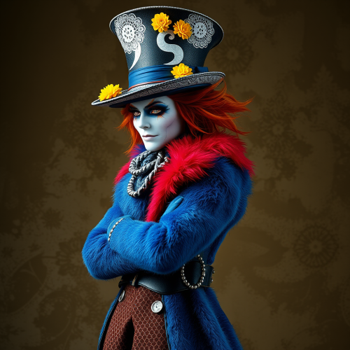 The Mad Hatter in Steam Punk Attire