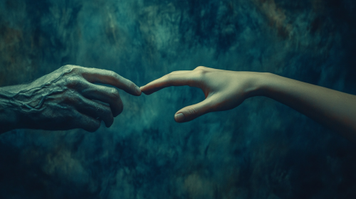 The Meeting of Human and AI Hands