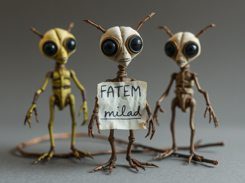 The Misfit Alien Creatures Find Message