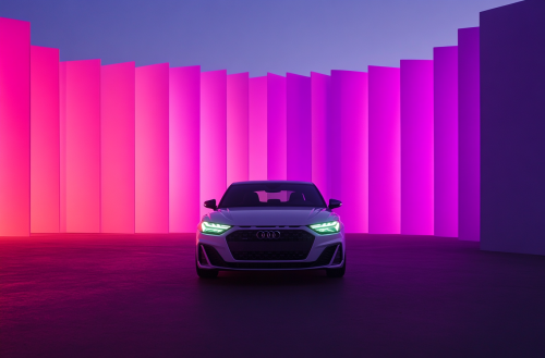 The Modern 2020 Audi A1 in Cinematic Setting