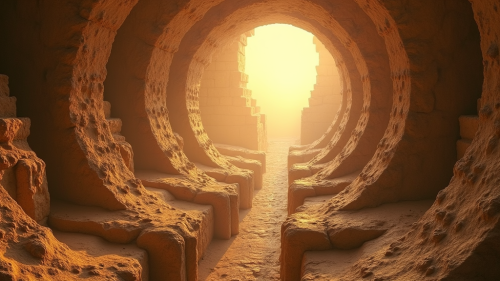 The Multidimensional City under the Pyramids