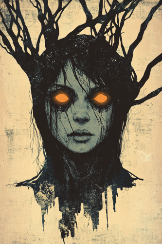 The Mystic Norn Girl Witch T-Shirt Graphic