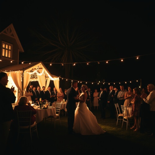The Nighttime Wedding Ceremony