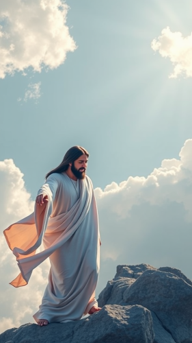 The Peaceful and Loving Jesus Mobile Wallpaper