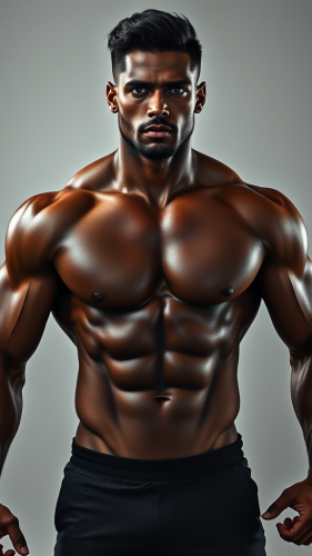 The Powerful Black Man Without a Shirt