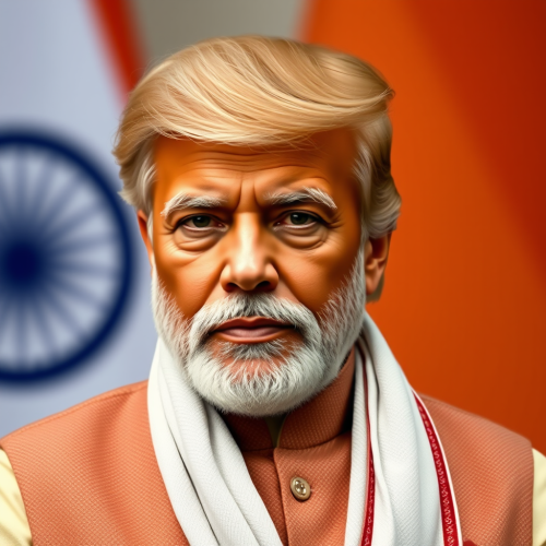 The Prime Minister with Trump's Hair Mistake