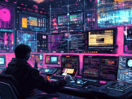 The Professional Programmer in a Futuristic Office The Professional Programmer in a Futuristic Office