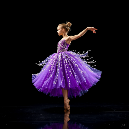 The Purple Dress: Vigorous Ballet Performance