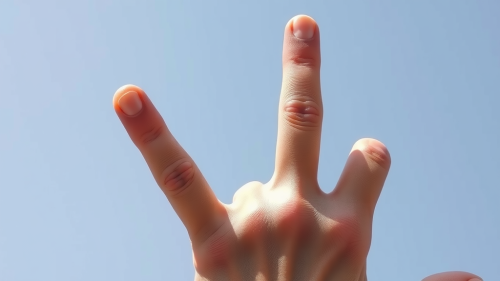 The Raised Middle Finger