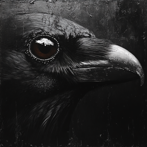 The Raven's Brooding Eye in Gothic Wasteland