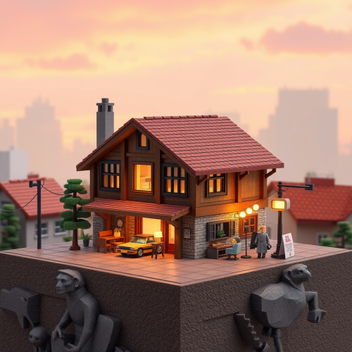 The Real Life Depicted in Blocky Realism