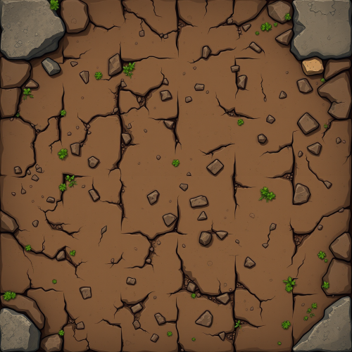 The Realistic Video Game Dirt Tiles Perspective