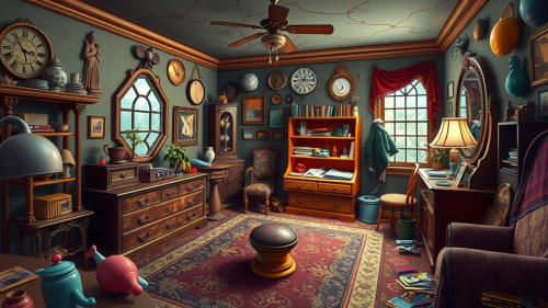 The Room Filled with Hidden Disney Objects
