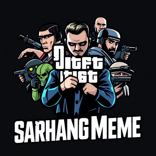 The SarhangMeme Game Characters Telegram Logo
