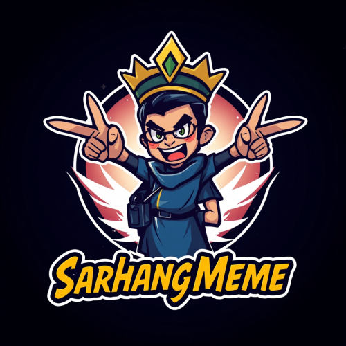The SarhangMeme Telegram Channel Game Characters Logo