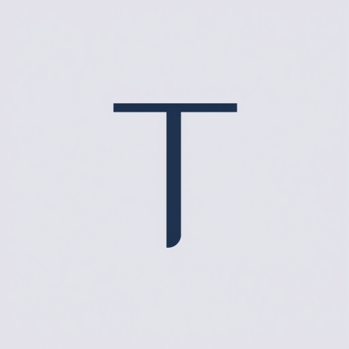 The Simple Vector Letter T Logo Design