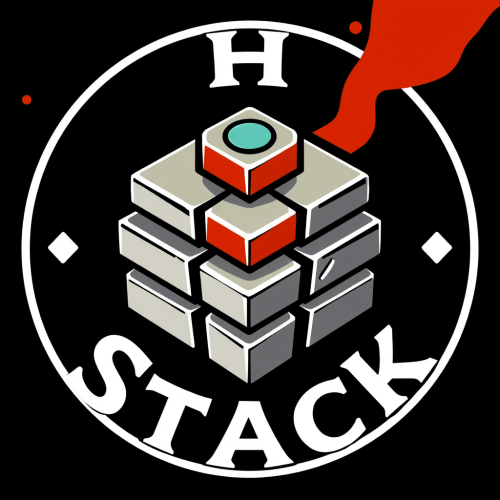 The Stack Magic the Gathering logo design.