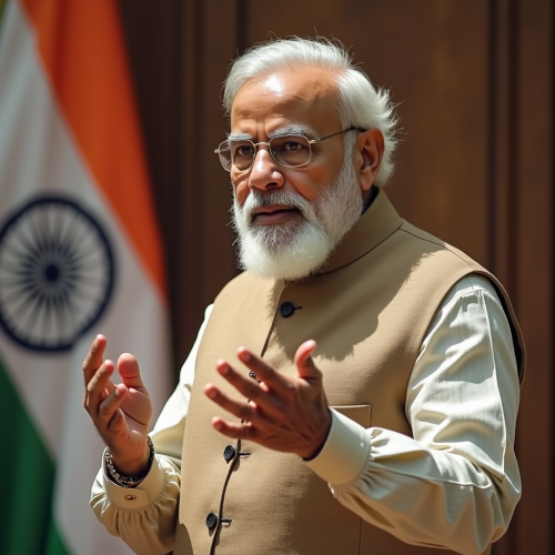 The spineless Prime Minister Modi.