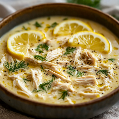 Traditional Greek Egg Lemon Soup: Avgolemono Recipe 