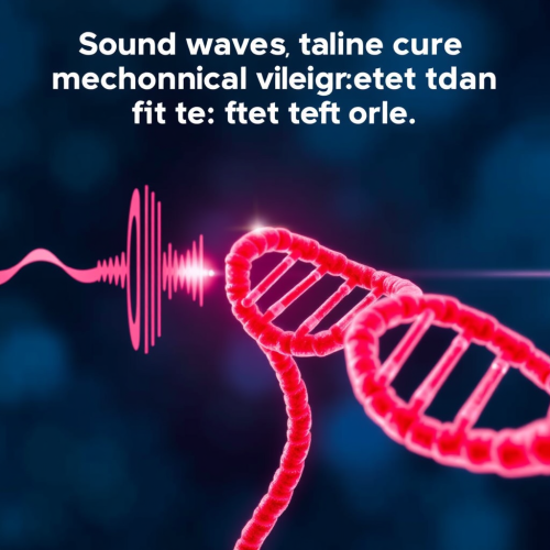 Ultrasound can change DNA structure affecting replication.