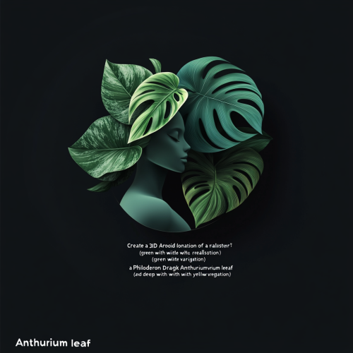 Variations of Aroid Society logo with woman silhouette.