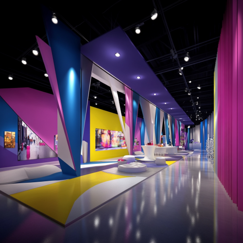 Vibrant Meet-and-Greet Zone with Celebrities and Influencers  Vibrant Meet-and-Greet Zone with Celebrities and Influencers