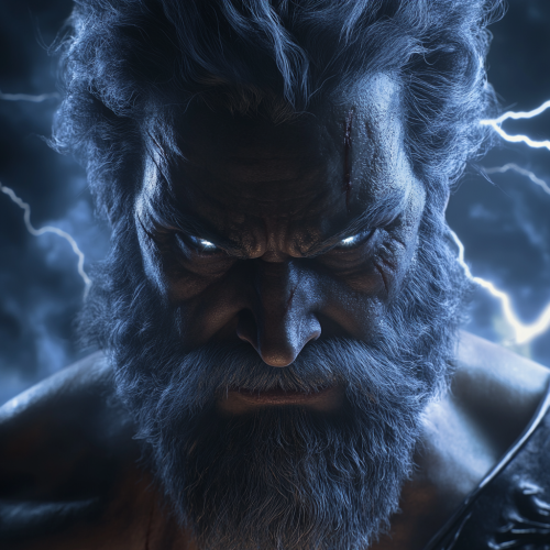 Zeus, King of Olympus, angered by stolen fire