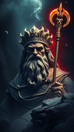 Zeus Wallpaper with Detailed Design