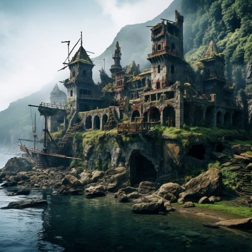 Abandoned medieval fort