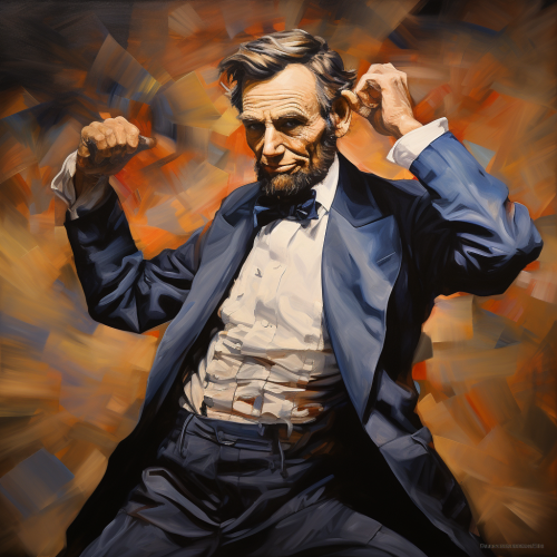Abraham Lincoln Dabbing Image